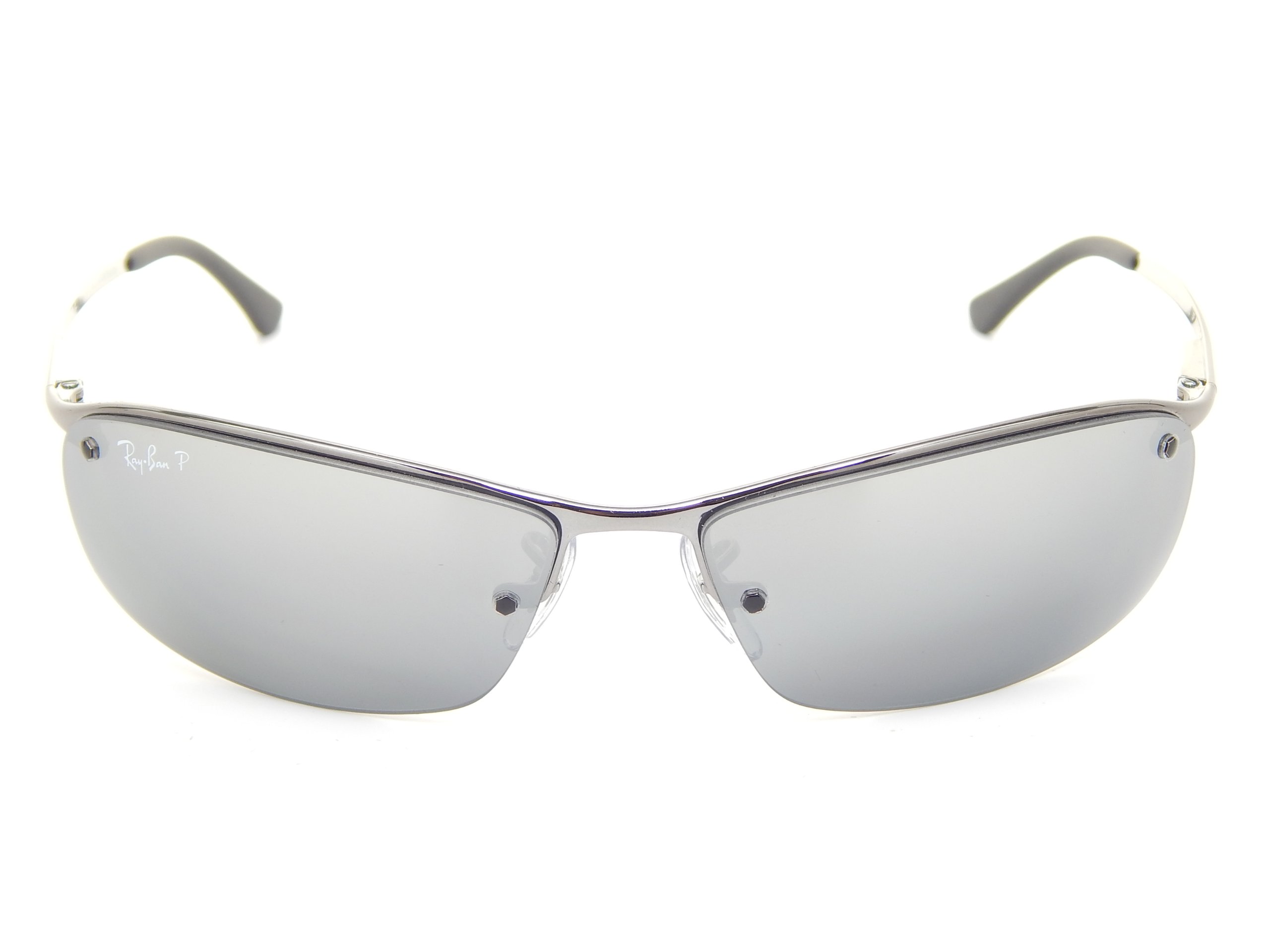 Ray Ban Top Bar RB3183 004/82 Gunmetal/Gray Mirror Silver 63mm