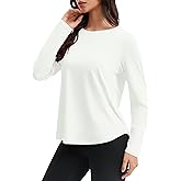 LE VONFORT Women's Long Sleeve Workout Shirts Quick Dry Sun Protection Running Yoga Tops