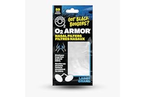 O2 Armor Nose Filters for Welders & Allergies - Nose Filter for Dust - Nasal Filters for Welding - Nose Dust Mask for Constru