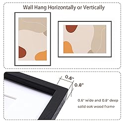 24x36 Black Picture Frame, Black Poster Frame