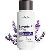 ALFHEIM Lavender+ Purple Shampoo for Blonde, Silver & Color Treated Hair Travel Size – Neutralizes Brass & Yellow Tones, Restores Cool Brightness – with Quinoa Extract & Vitamin E – Sulfate-Free