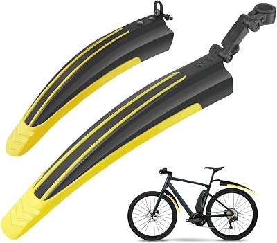 Ledeak Bike Mudguard Set Front & Rear 20-26 Inch Adjustable Fenders