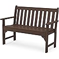 POLYWOOD GNB48MA Vineyard 48" Bench, Mahogany