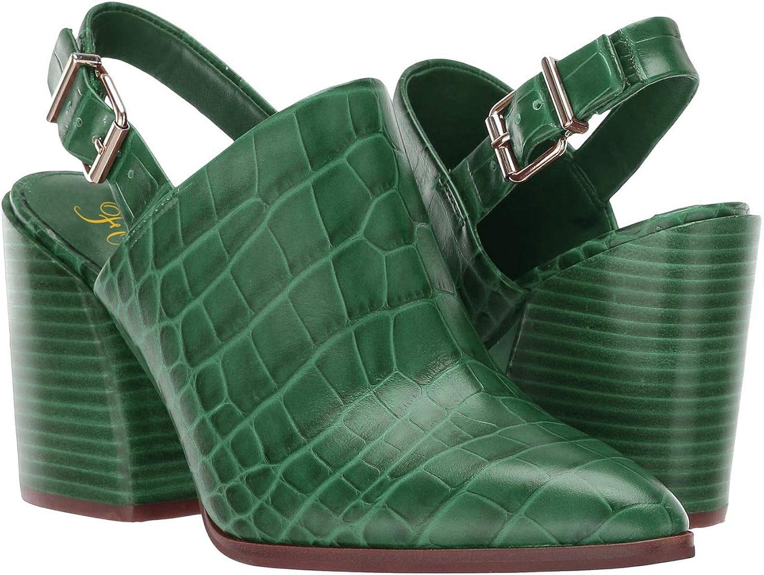 3.5 inch chunky heels