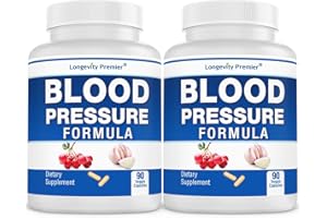 LONGEVITY PREMIER NUTRACEUTICALS INC [2-Bottle Value Pack] Longevity Blood Pressure Formula -Scientifically formulated with Hawthorn & 12+ Quality All Natural Herbs
