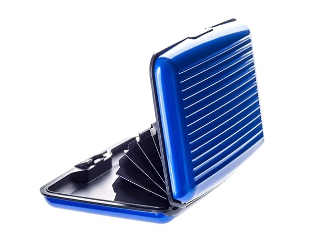 Vallet – Premium Kreditkartenetui aus Aluminium - blockiert RFID und NFC – für Kreditkarten, Personalausweis, EC-Karte etc. –