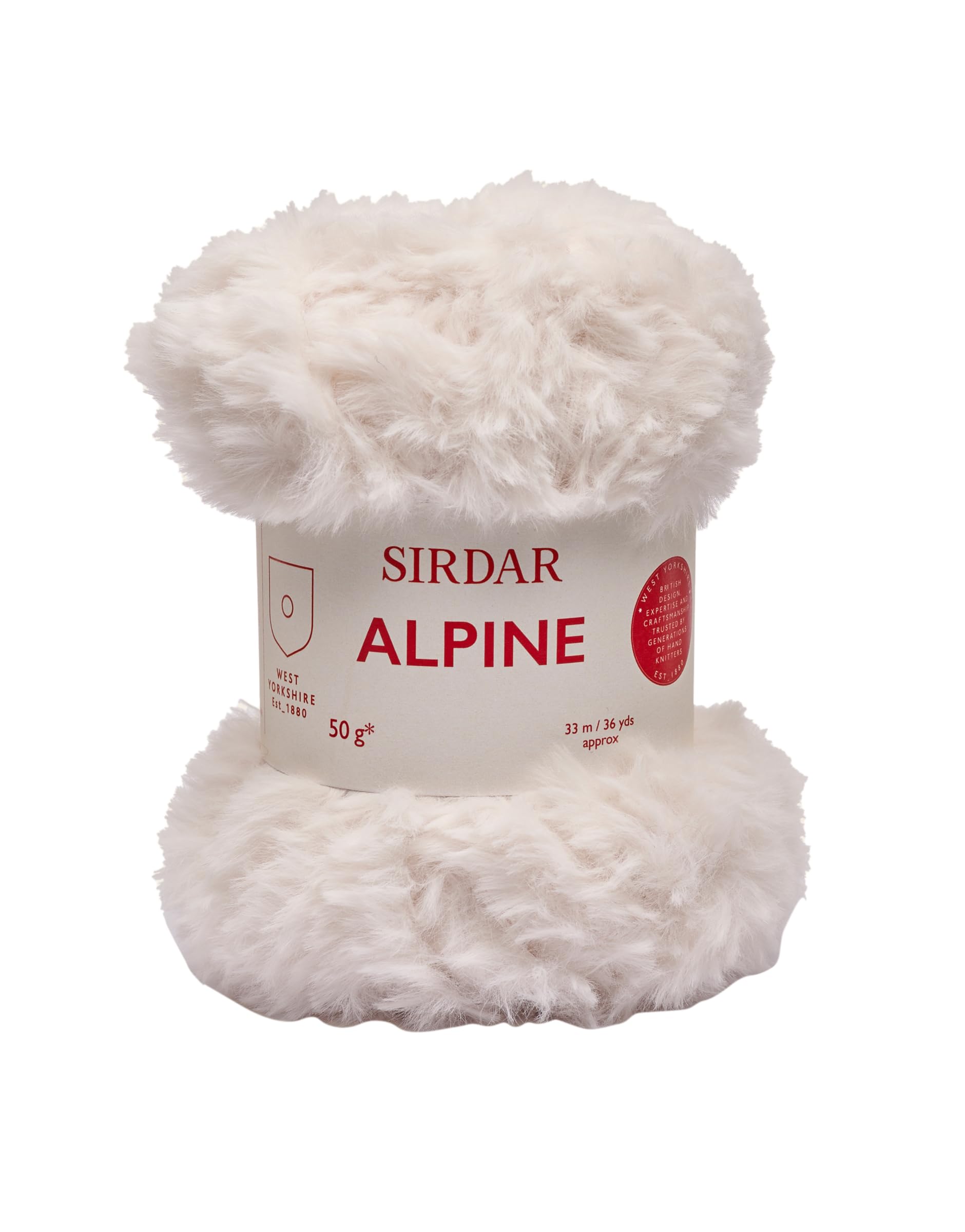 Sirdar Alpine, Luxe Faux Fur Yarn, Polar (400), 50g — image 1