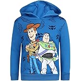 Disney Toy Story Woody and Buzz Lightyear Boys’ Pullover Hoodie for Toddler, Little and Big Kids - Blue