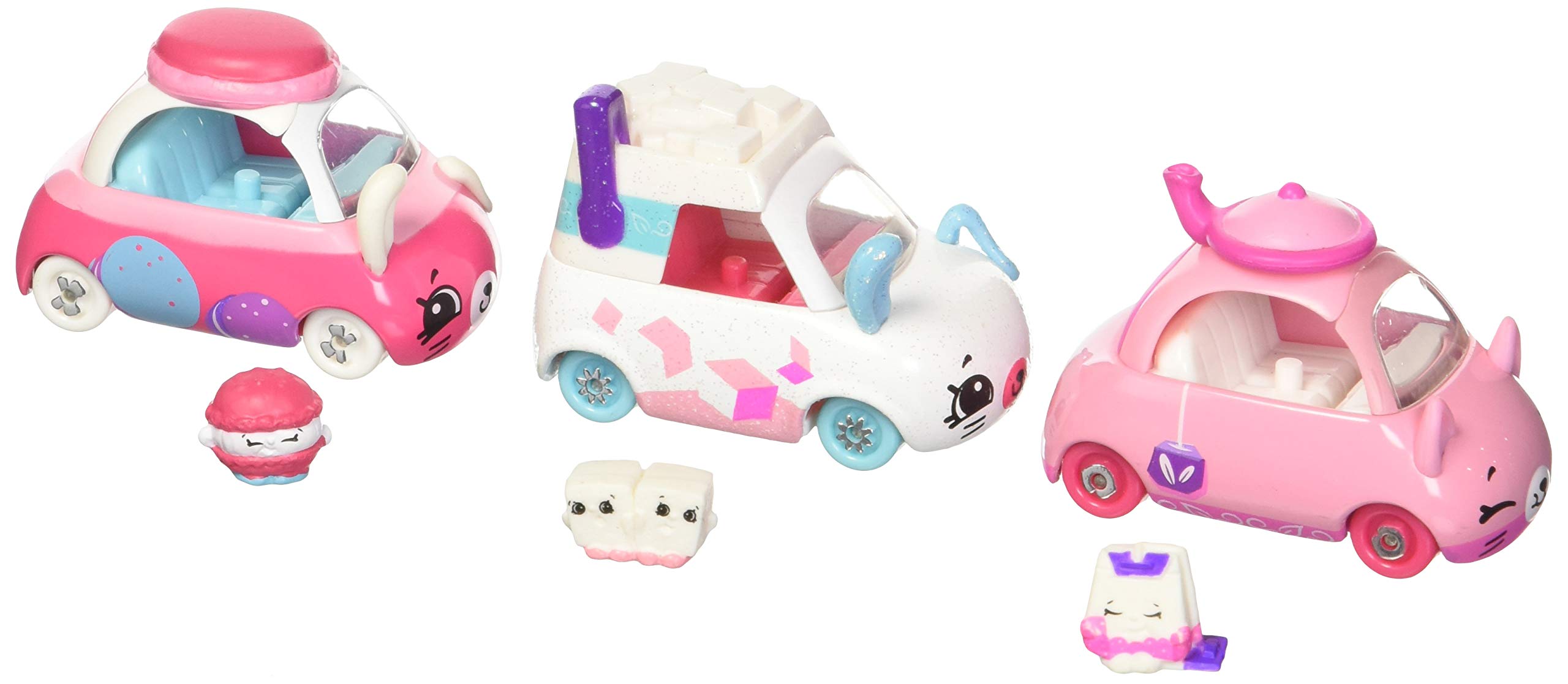 Shopkins Cutie Car S3 3 Pack-Asst 3 Childrens Toy