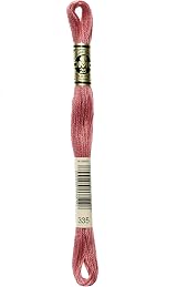 DMC Mouline Six Strand Embroidery Floss Rose 8.7 Yards 25, 100% Cotton view 1