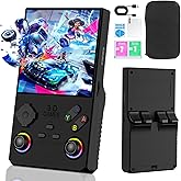 2026 V40MAX Upgraded Retro Handheld Game Console, Built in 40,000+Classic Games, 40+Simulators, Linux System, 4.0-inch 4K HD IPS Screen Video Player, 256GB, Portable Pocket Arcade Console(Black)
