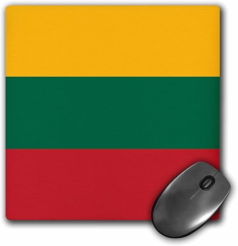 3drose Mp 158359 1 8 X 8 Flag Of Lithuania Lithuanian Yellow