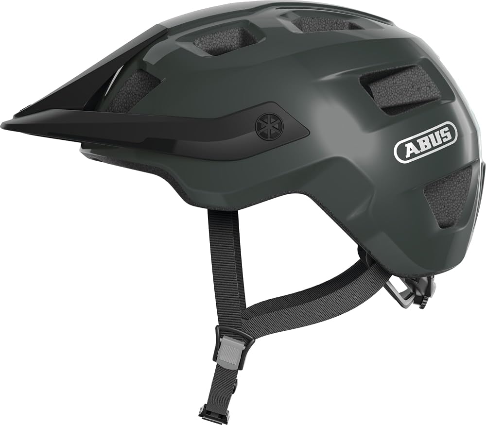 ABUS MTB MoTrip Helmet Unisex - Height-Adjustable Peak, Zoom Ace Fit