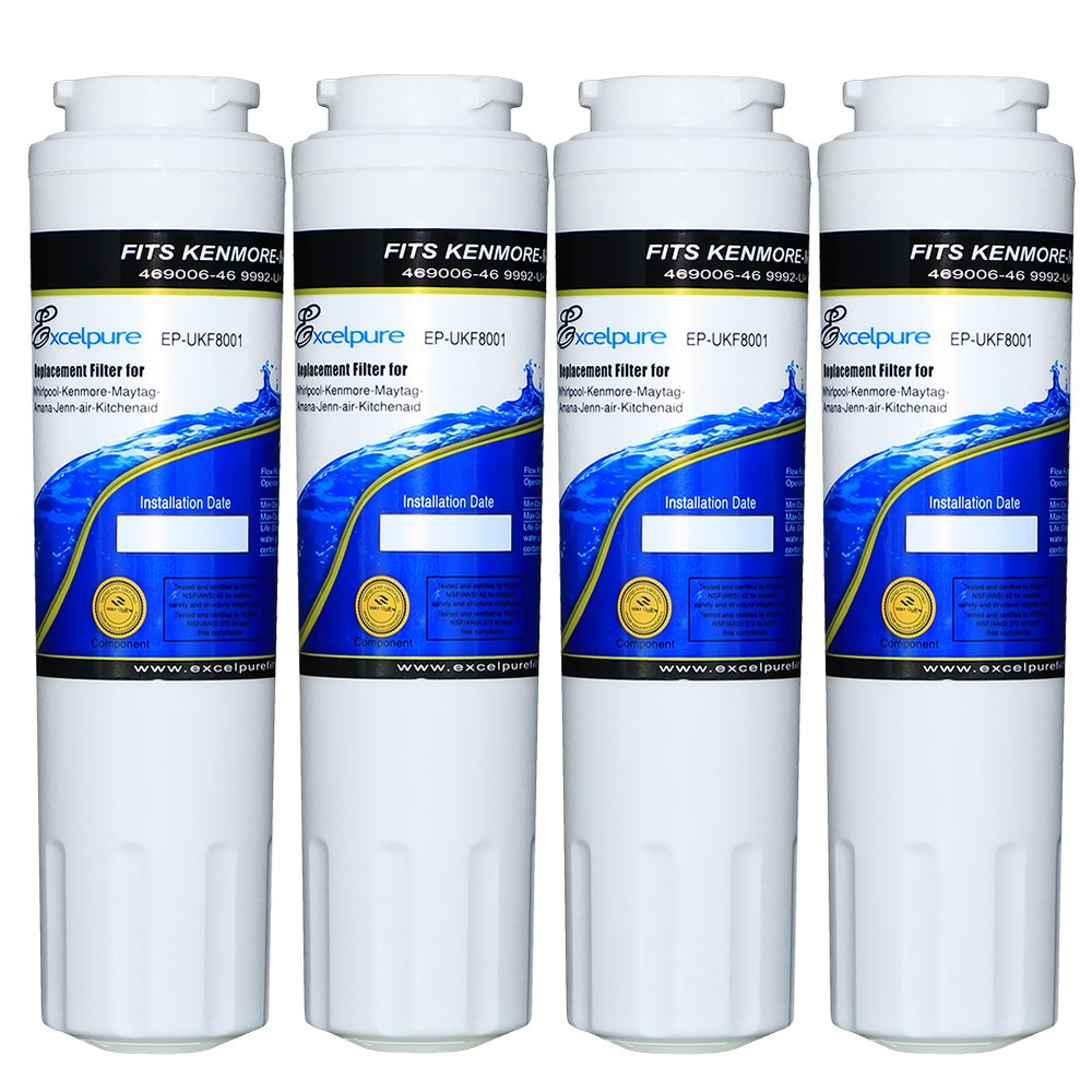 EXCELPURE EPUKF8001 Replacement Refrigerator Water Filter, Compatible