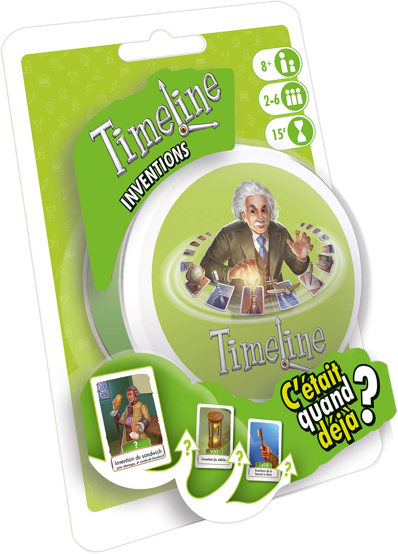 Asmodee Timeline TIME01FR Card Game One Size