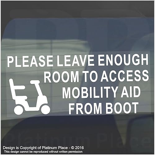 Disabled Logo Car Sticker Disability Wheelchair Mobility Self