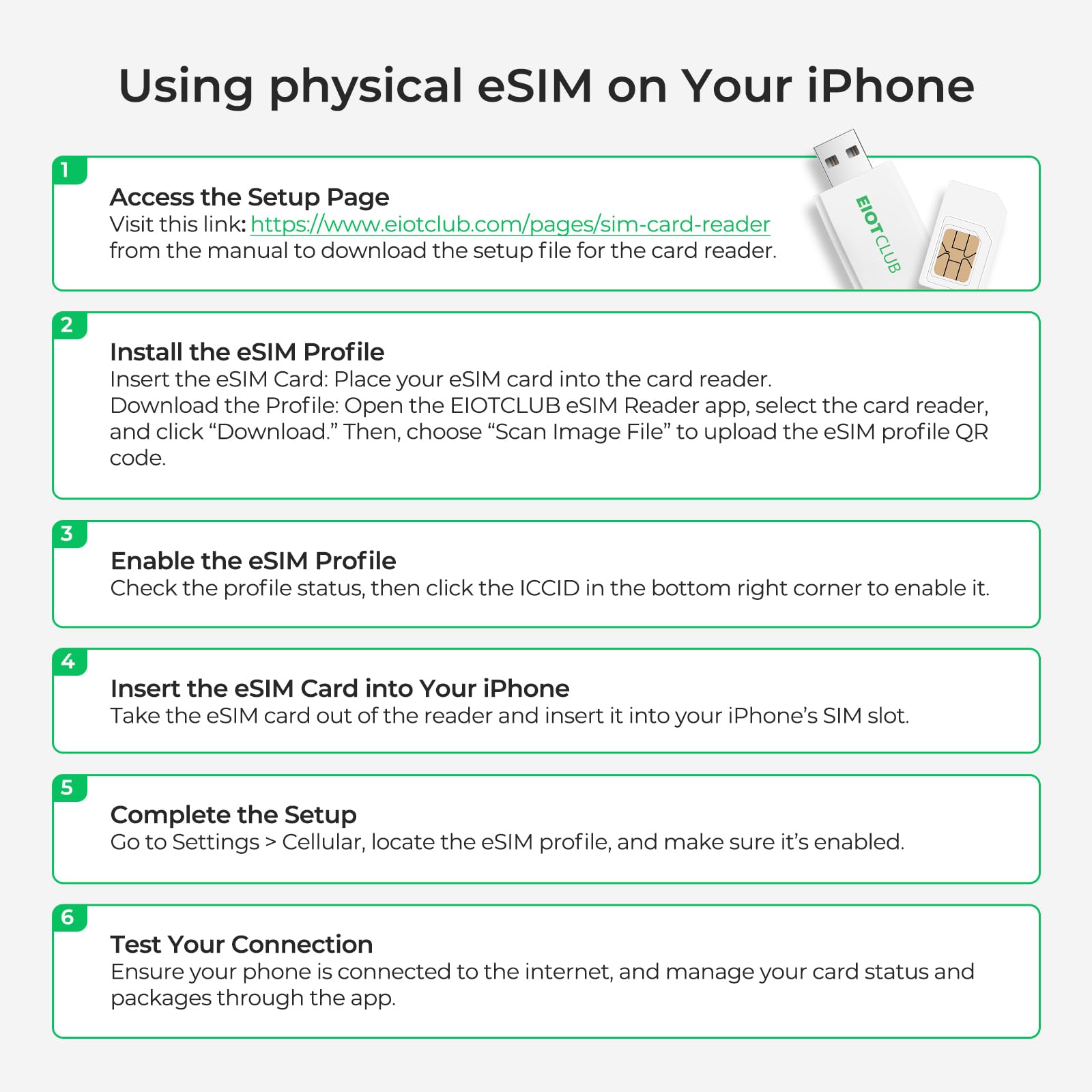 EIOTCLUB Physical eSIM Card for Android Unlocked Phones, Unlimited eSIM Downloads, Global Travel for Europe/USA/Japan/China/etc, Compatible with Unlocked Phones, Pre-Cut for Easy Use