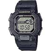 Casio LED Illuminator 10-Year Battery Extra Long Band Countdown Timer Daily Alarm Full-Auto Calendar Men's Digital Sport Watc