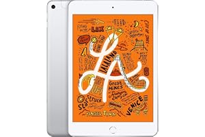 Apple iPad mini (5th Generation, 7.9-inch, 2019), 64GB, Wi-Fi + Cellular, Silver (Renewed)