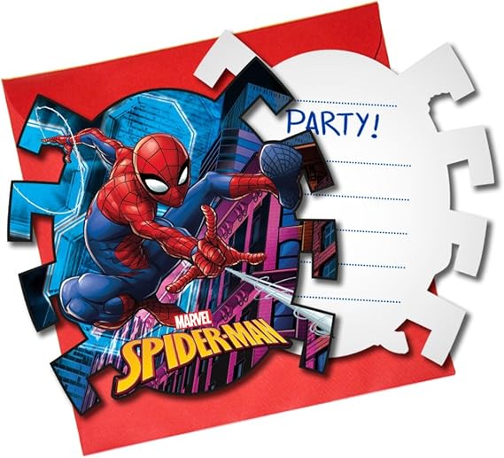 Einladungskarten Zum Geburtstag Der Ultimative Spiderman Kinder Junge Teenager Madchen Einladung Kindergeburtstag Im Set 8 Karten Umschlage Rot Motto Party Dekoration Spielzeug Pacificdermatologycenter Com 