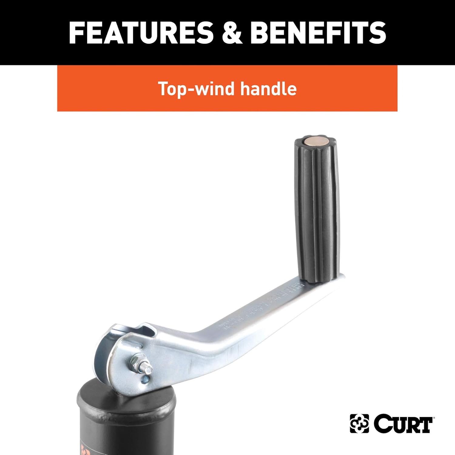 CURT 28250 A-Frame Trailer Jack, 5,000 lbs, 14-1/8 Inches Vertical Travel: Automotive