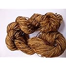 Fingering Weight Fawn Tan Brown Rayon Chenille Yarn