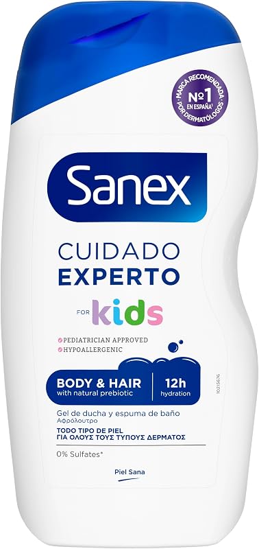 Cura Expert Kids Gel Doccia, confezione da 6 pezzi x 475 ml, gel per bambini, ipoallergenico, 12 ore di idratazione, dermatologicamente testato, approvato dai pediatri
