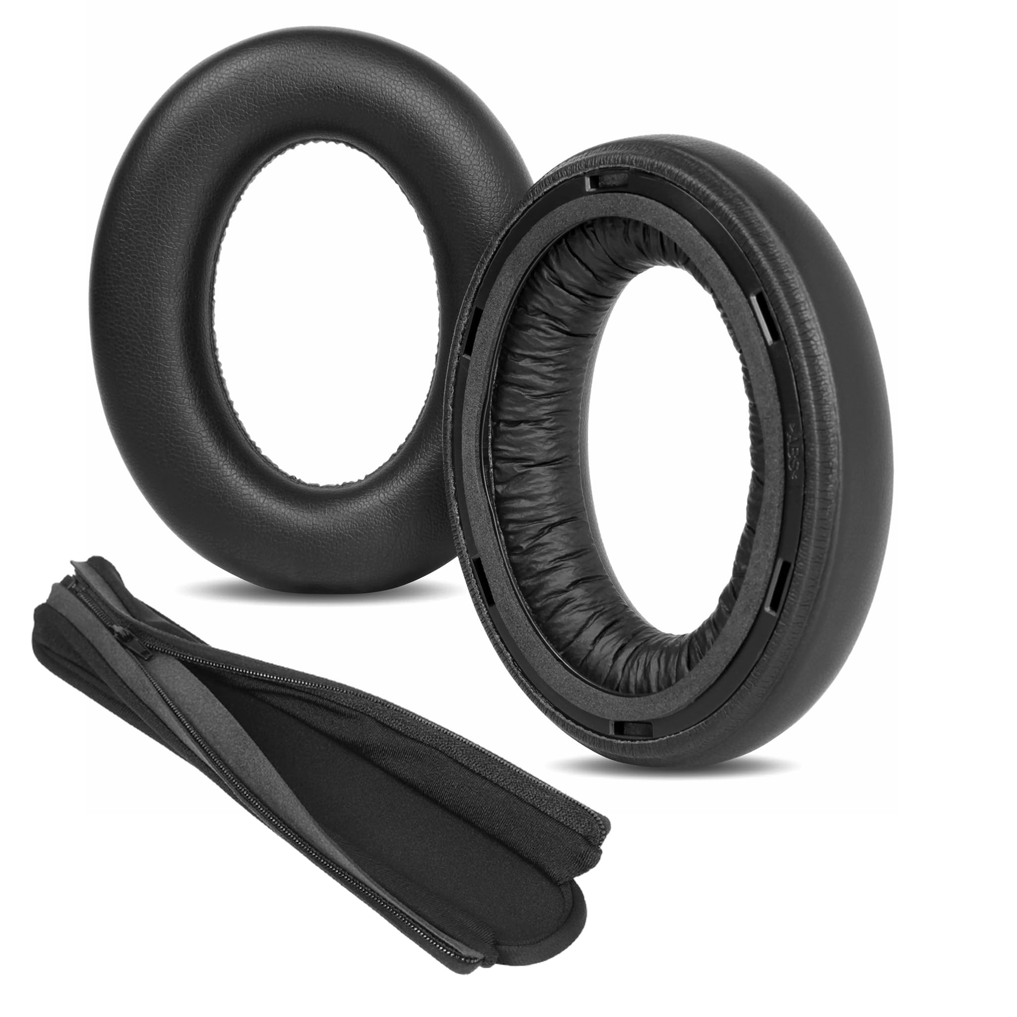 Premium Protein Leather Earpads and Headband Cushion Replacement for Sennheiser Momentum 4 Wireless Headphones Ear Cushions