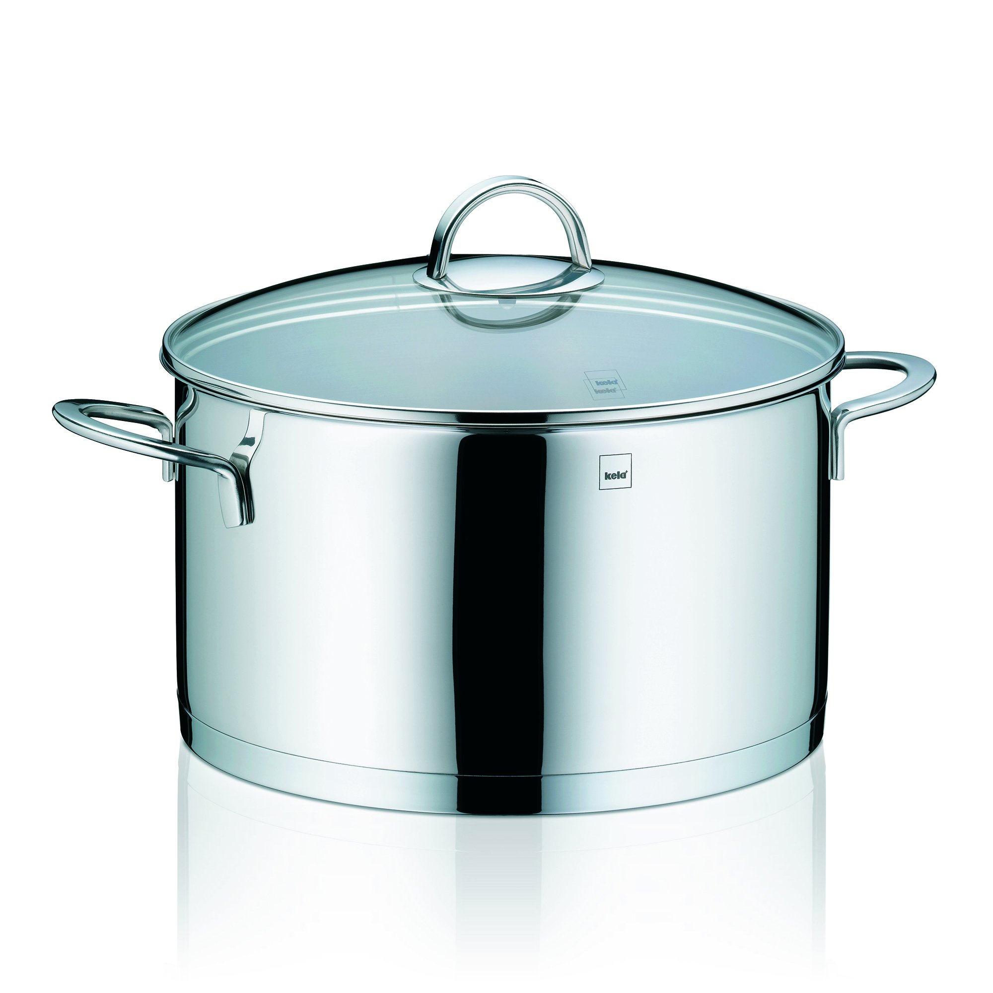 Kela "Cailin Covered Sauce Pot, Stainless Steel, Silver shiny, 24 cm