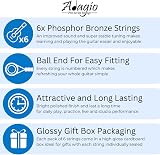 Adagio 2 Sets Phosphor Bronze Acoustic Guitar Strings 10-47 Pro Series view 4