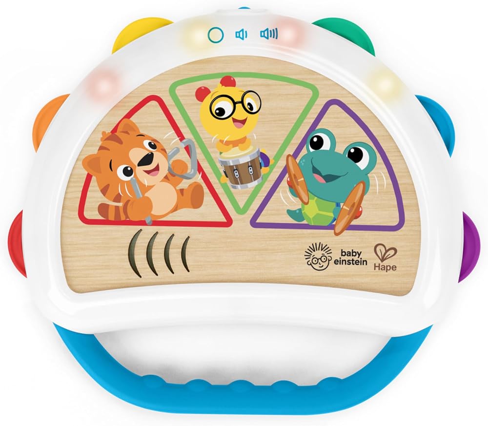 Baby Einstein Tap & Shake Magic Touch Tambourine Hape Ages 6 Months+