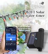 Haozee Solar WiFi Sprinkler Timer, Smart Water Timer for Garden Hose view 2