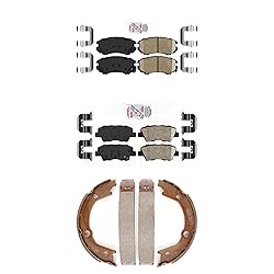 Transit Auto Front Rear Ceramic Disc Brake Pads Kit