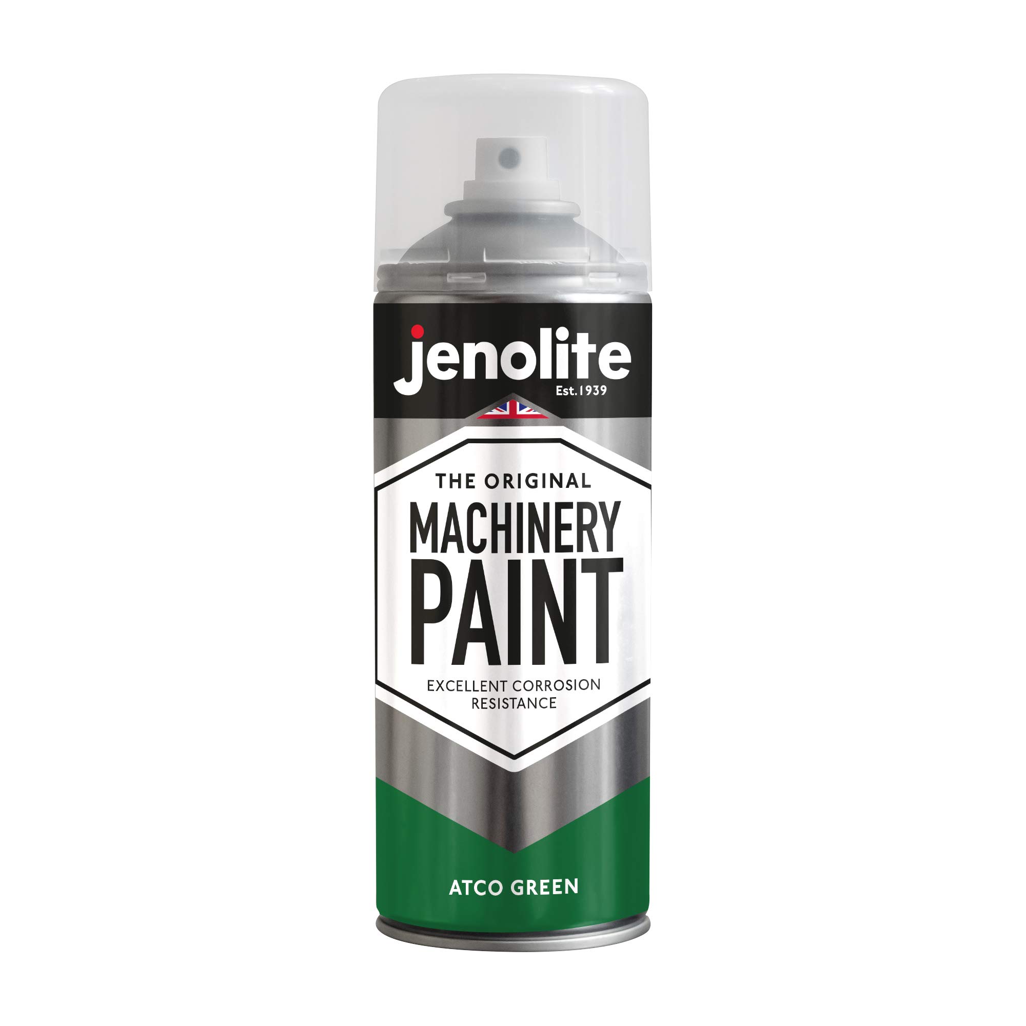 JENOLITE Machinery & Lawnmower Paint | ATCO GREEN | Multi Surface Aerosol Paint | Corrosion Resistant For Long Lasting Finish | 400ml