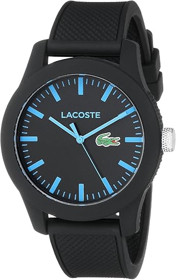 Amazon Lacoste ラコステ ブラック シリコン ウォッチ 腕時計 メンズ レディース 並行輸入品 レディース 腕時計 腕時計 通販