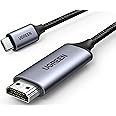UGREEN USB C to HDMI Cable 4K 60Hz 6FT Thunderbolt 4/3 to HDMI Type C to HDMI Braided Cord Converter Support 3D HDR Compatibl