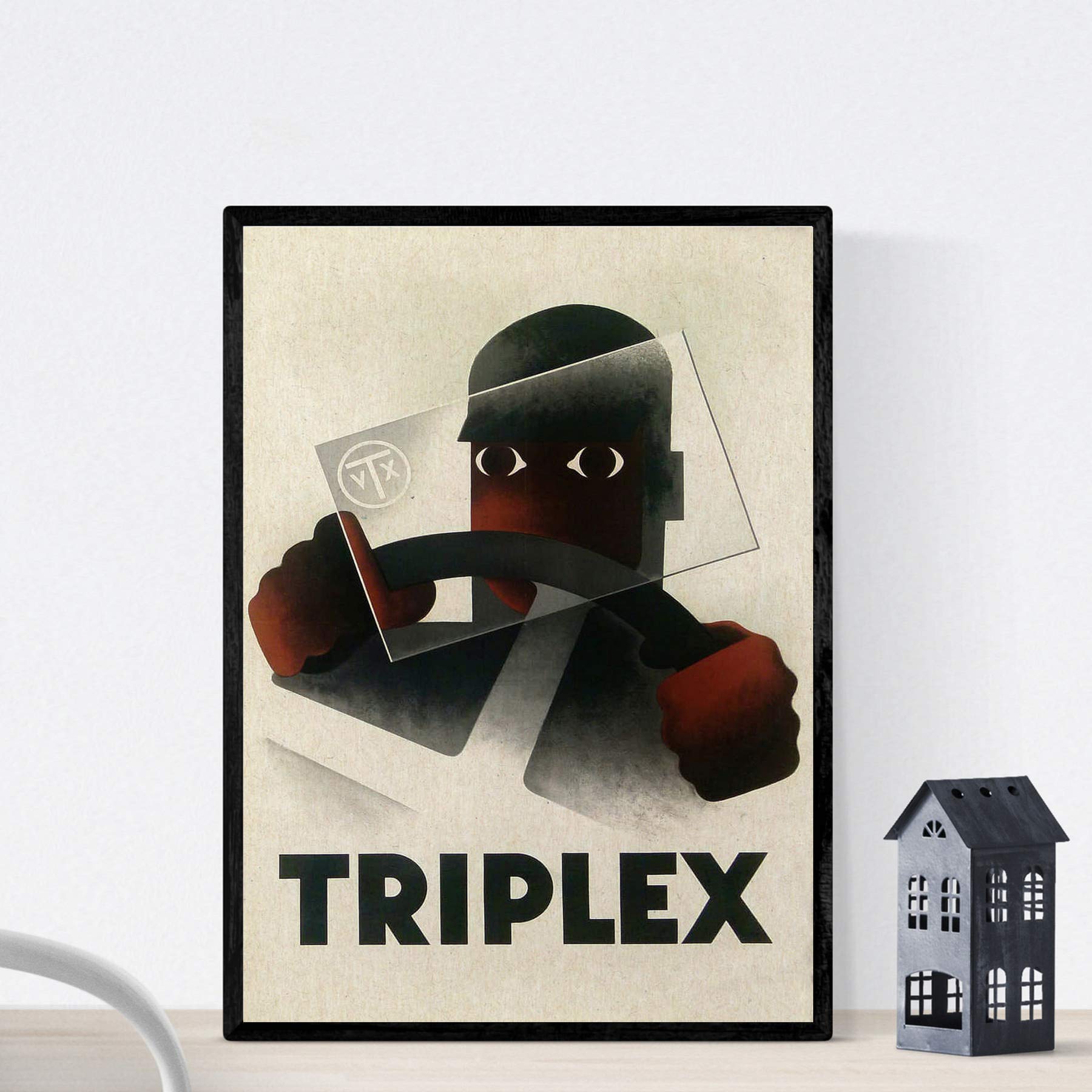 Nacnic Vintage Poster Triplex vintage poster, 1931. Size A3 — image 1