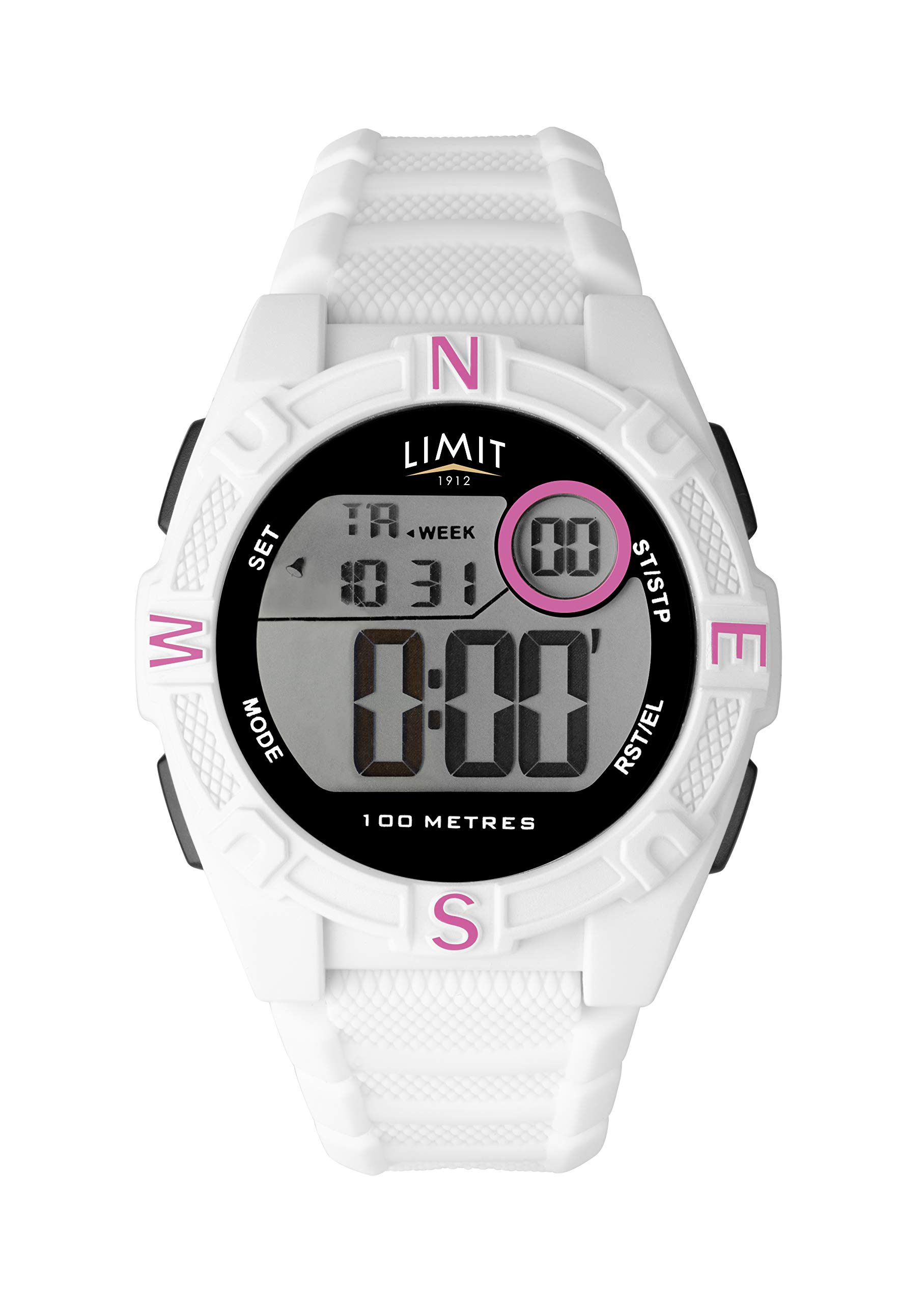 Limit Ladies Active Digital Watch 5964 Pink and White