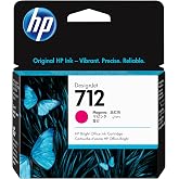 HP 712 Magenta 29-ml Genuine Ink Cartridge (3ED68A) for DesignJet T650, T630, T230, T210 &amp; Studio Plotter Printers