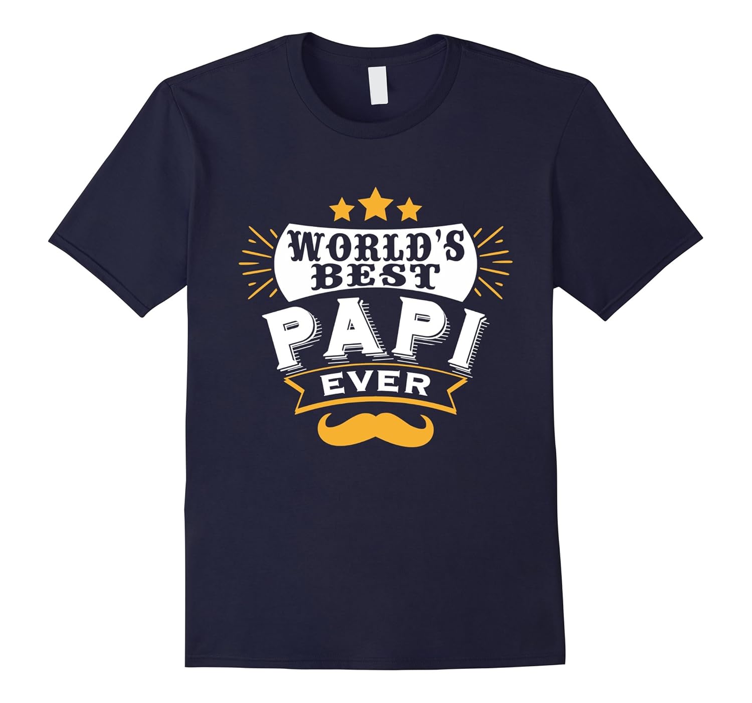 Mens World's Best PAPI Ever, Xmas/Father's Day T Shirt Gift Idea-ANZ