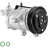 ILONPA New AC Air Condition Compressor with Clutch | For Jeep Liberty 2006 2007 2008 V6 3.7L, for Dodge Nitro 2007-2008 V6 3.7L, Sport Utility, 68184 67184