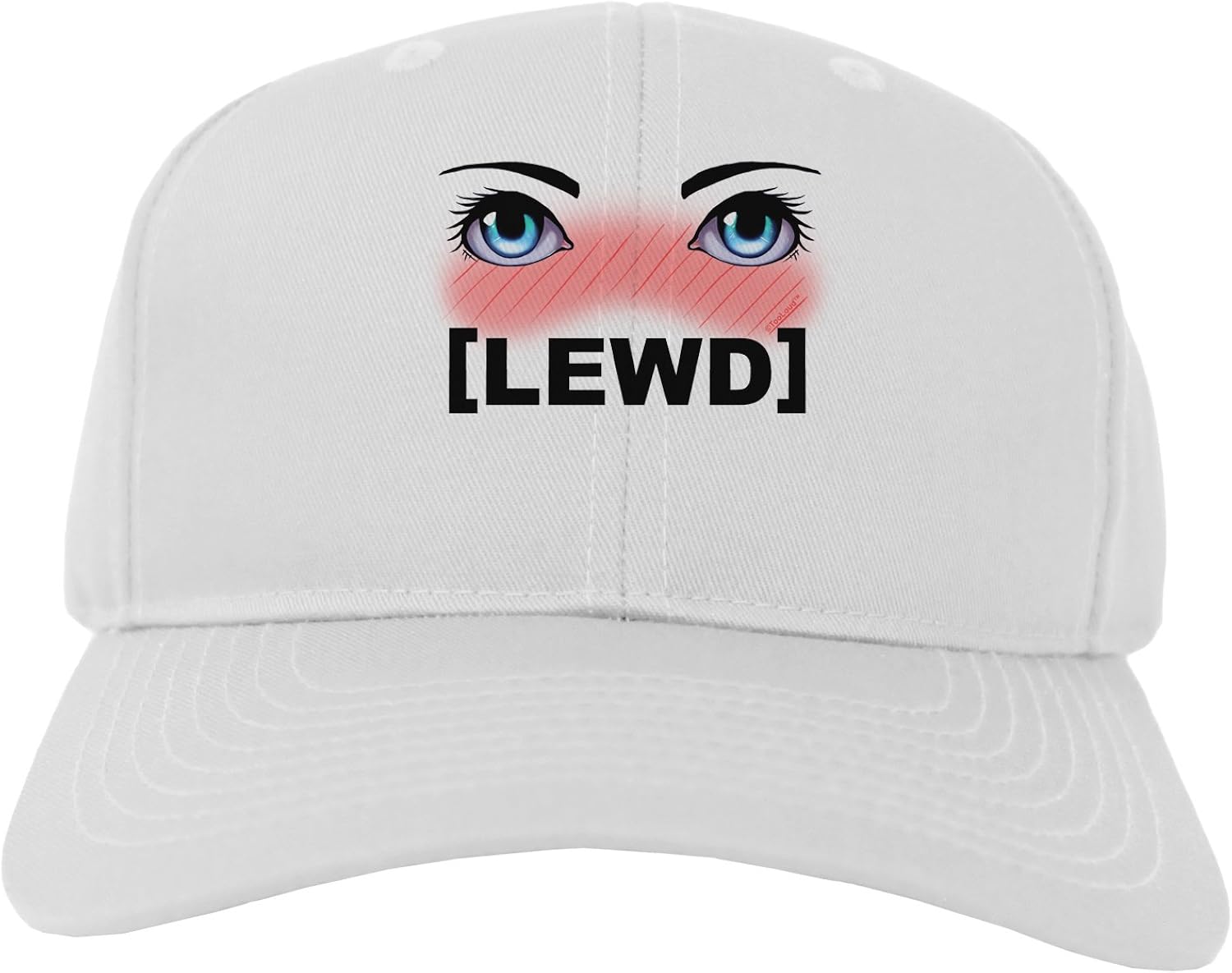 baseball cap with eyes