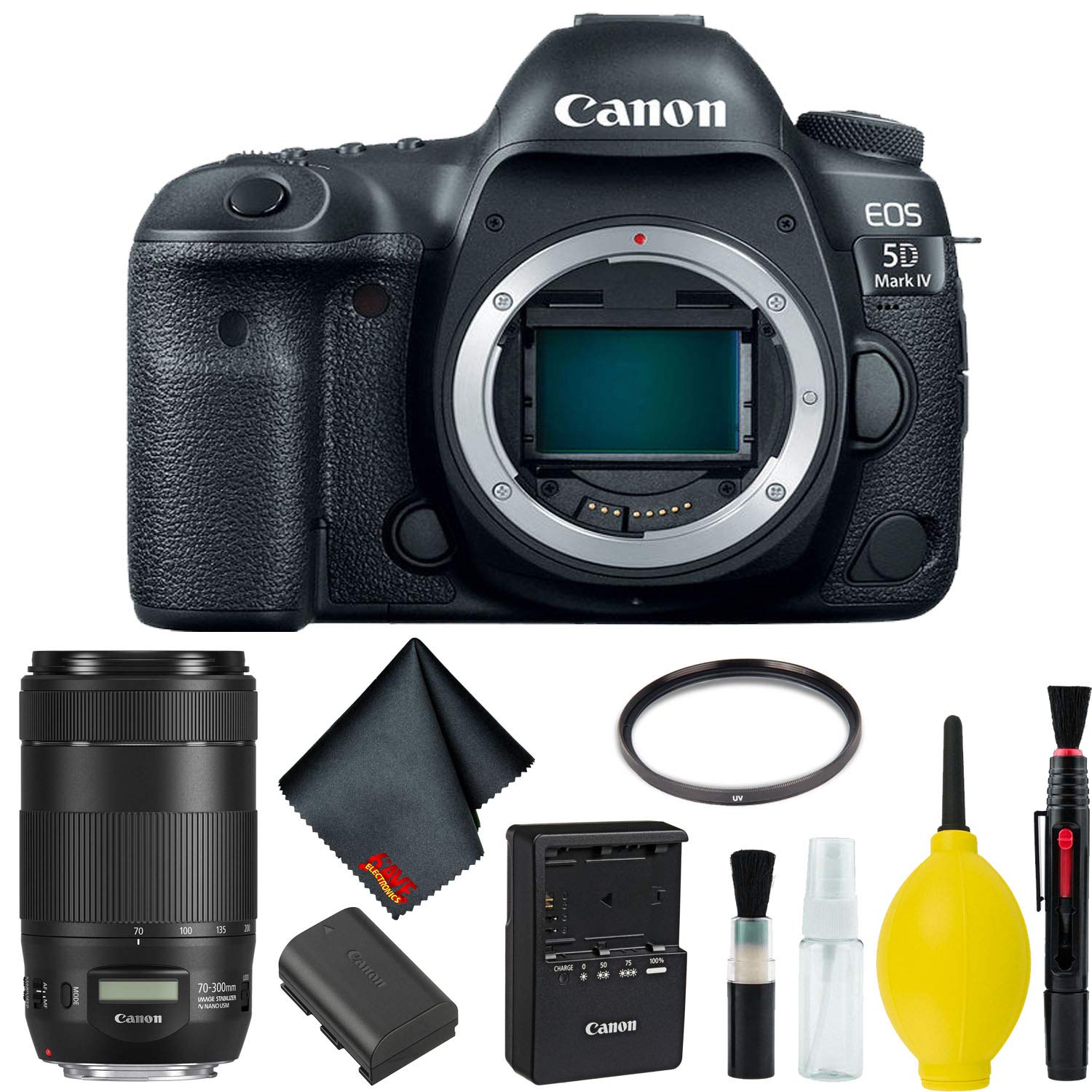 Canon EOS 5D Mark IV DSLR Camera Body Only Basic Kit (Intl Model) w