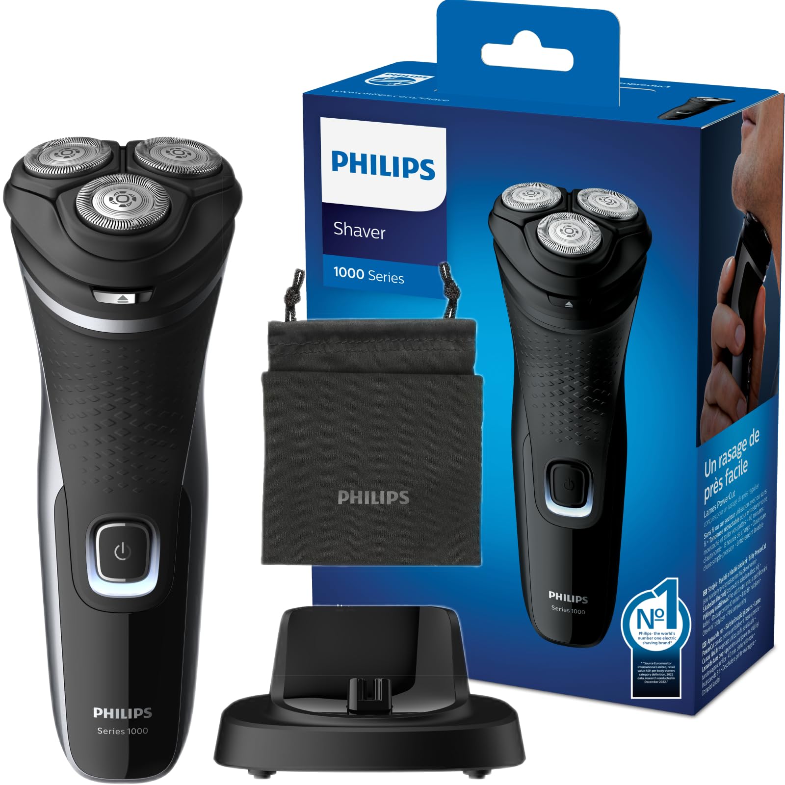 Philips Shaver Series 1000 Electric Shaver (Model S1332/41) 2 pin plug UK