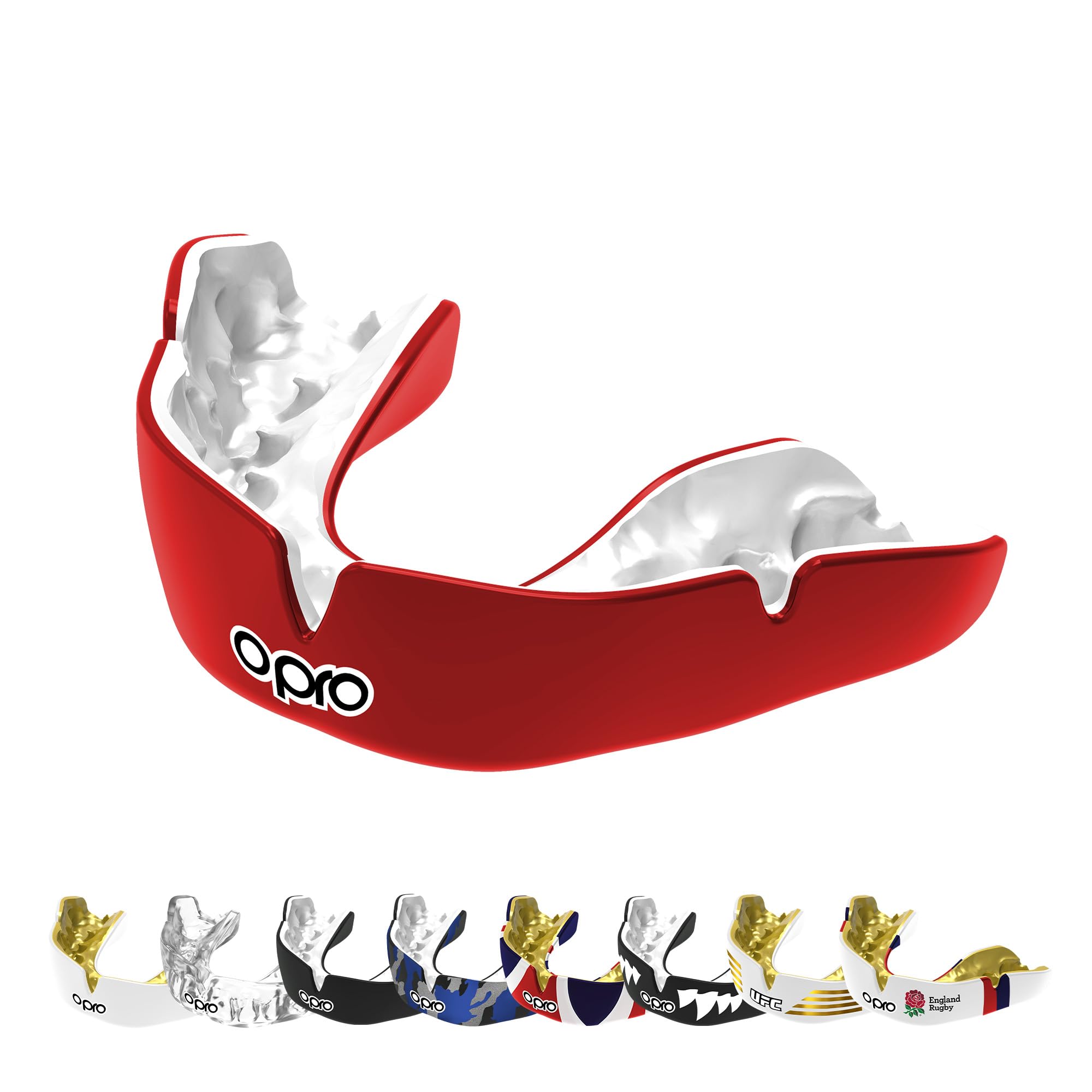 OPRO Instant Custom-Fit Mouthguard – Dentist Level Gum Shield Adult and Kids – OPRO Mouth Guard Boxing and MMA, Self-Fit Gum Shield Rugby and Hockey – Maximum Protection with Dental Warranty — image 1