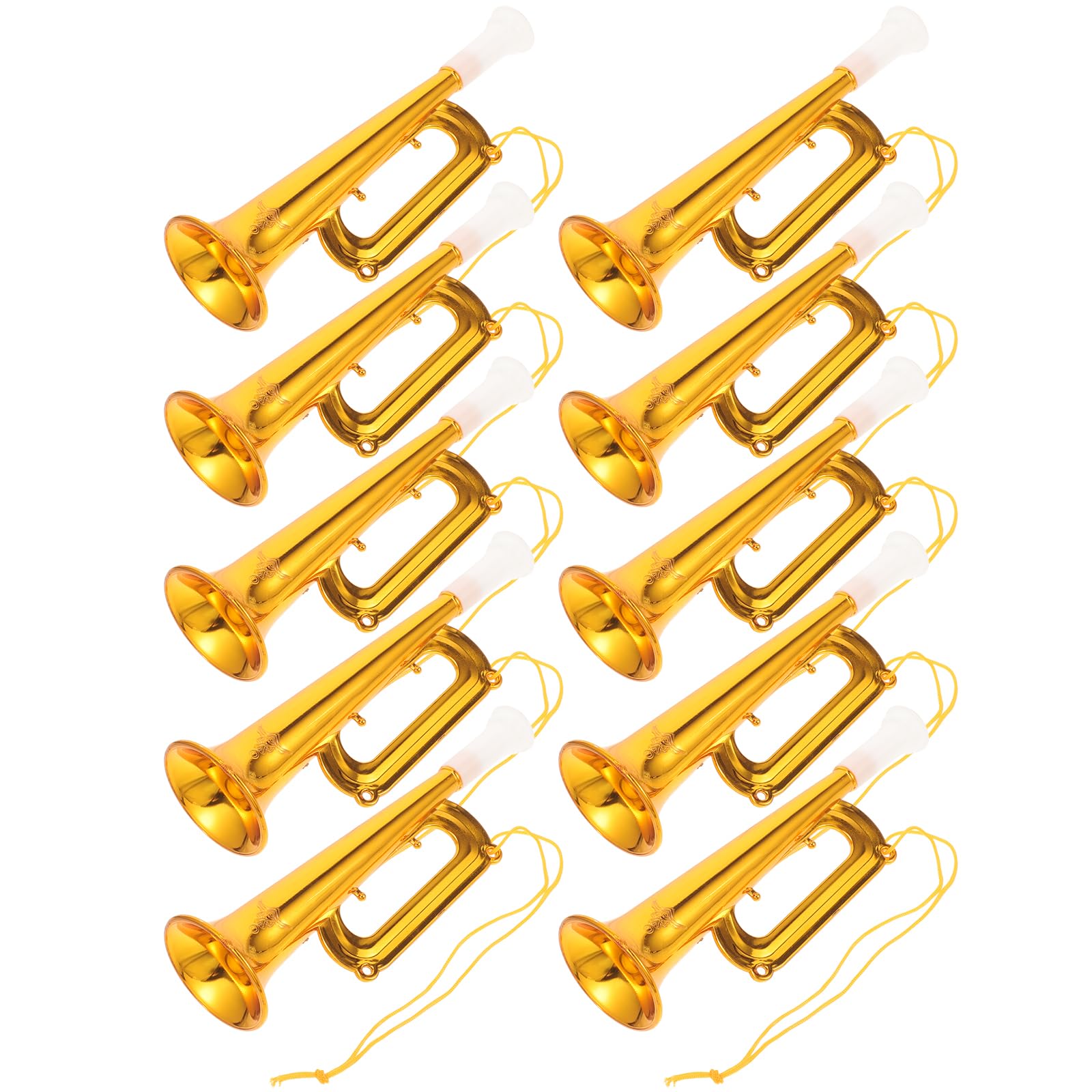 Mini Trumpet Sound Toys: 10pcs Fun Noise Maker Horn Funny Speaker Cheering Prop Cool Birthday Party Favors for Boys Girls Parties Events