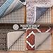 Non-Slip Rug Pad for Hard Floors, Extra-Strong-Grip Thick Padding (2x4-Feet)