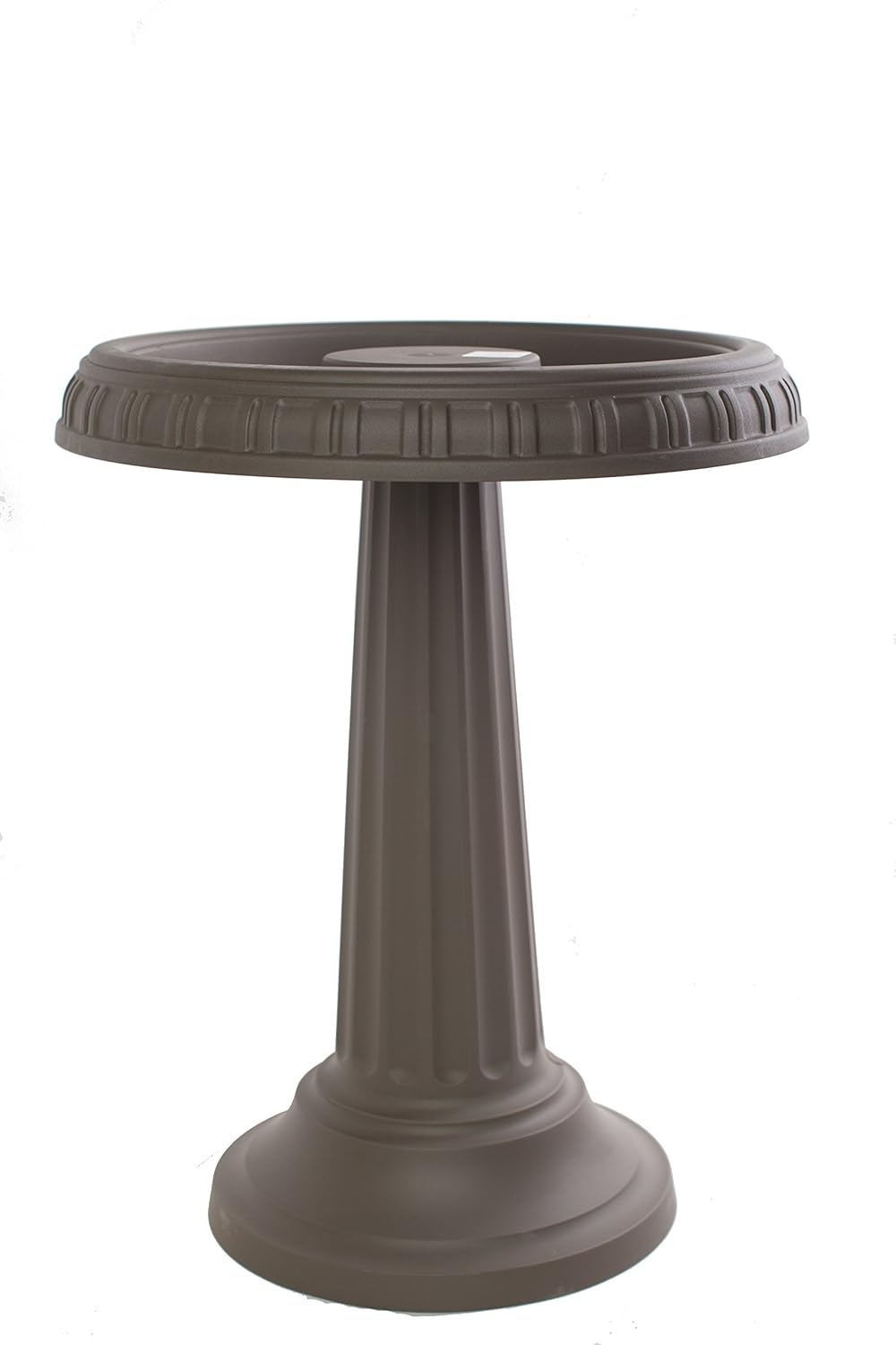 Bloem BB260-4 Grecian Bird Bath with Pedestal, Peppercorn, 4-Pack