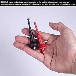 BOCEUC Grabber Micro Test Hook Clip for 4mm Plug