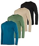 Real Essentials 4 Pack: Men's Dry-Fit Active